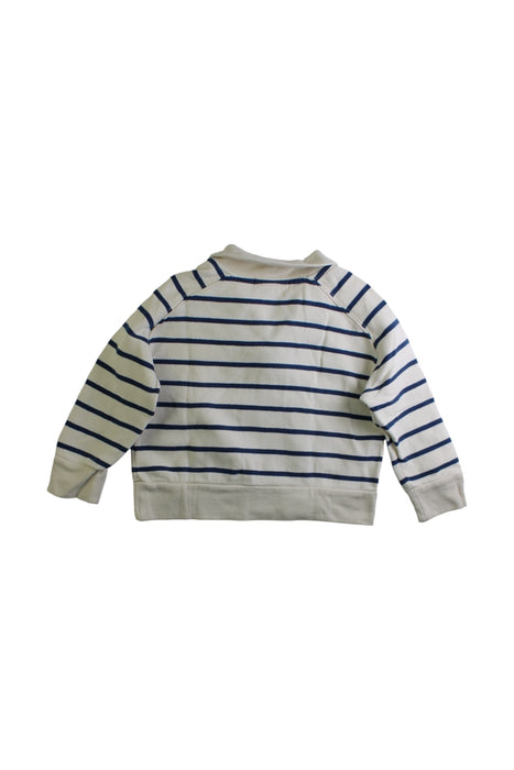 A White Long Sleeve Tops from Emile et Ida in size 3T for boy. (Back View)