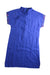 A Blue Short Sleeve Dresses from Chouchou Chic in size 7Y for girl. (Front View)
