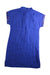A Blue Short Sleeve Dresses from Chouchou Chic in size 7Y for girl. (Back View)