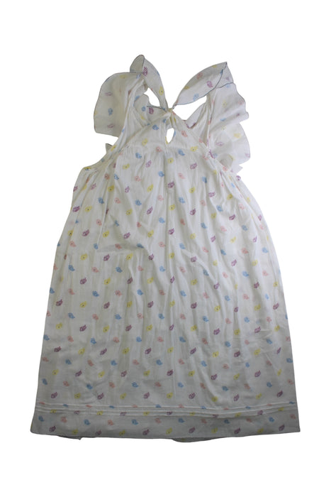 A Multicolour Sleeveless Dresses from Velveteen in size 10Y for girl. (Back View)