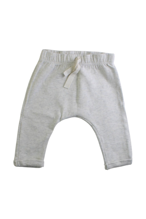 A Grey Casual Pants from Petit Bateau in size 3-6M for boy. (Front View)