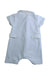 A Blue Short Sleeve Rompers from Patachou in size 3-6M for boy. (Back View)