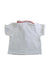 A White Short Sleeve Polos from Jacadi in size 3-6M for boy. (Back View)