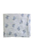A White Blankets from Aden & Anais in size O/S for boy. (Front View)