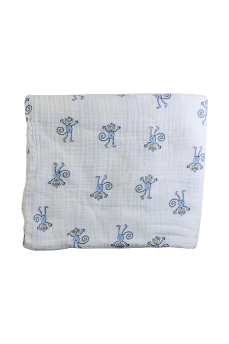 A White Blankets from Aden & Anais in size O/S for boy. (Back View)