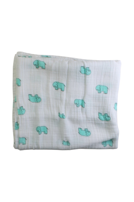 A White Blankets from Aden & Anais in size O/S for neutral. (Front View)