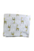 A White Swaddles from Aden & Anais in size O/S for neutral. (Front View)