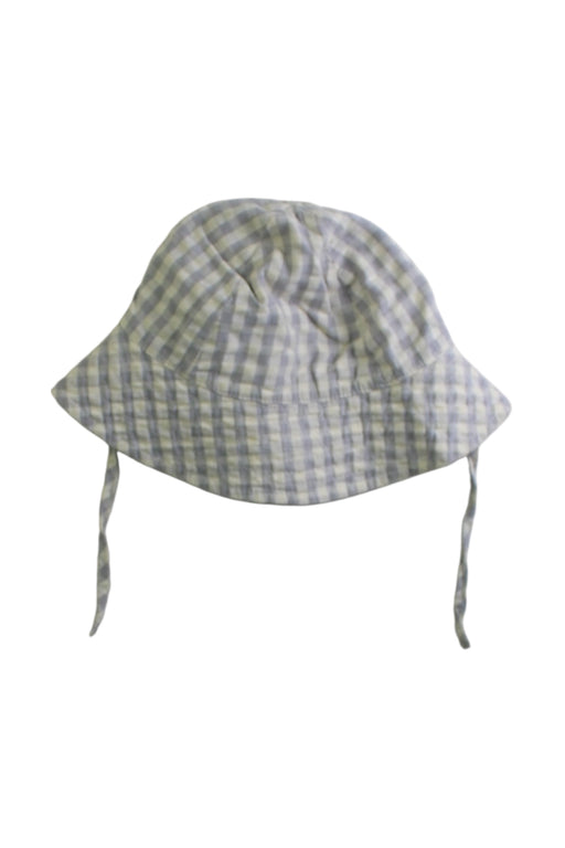 A Blue Sun Hats from Konges Sløjd in size 6-12M for neutral. (Front View)