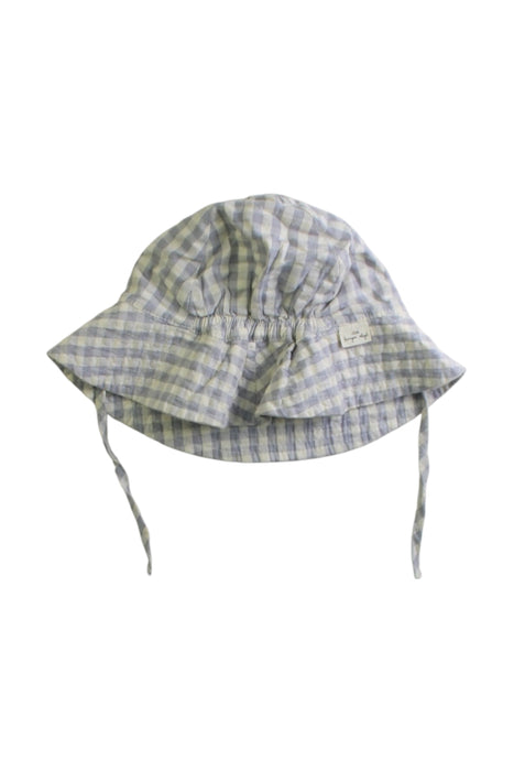 A Blue Sun Hats from Konges Sløjd in size 6-12M for neutral. (Back View)