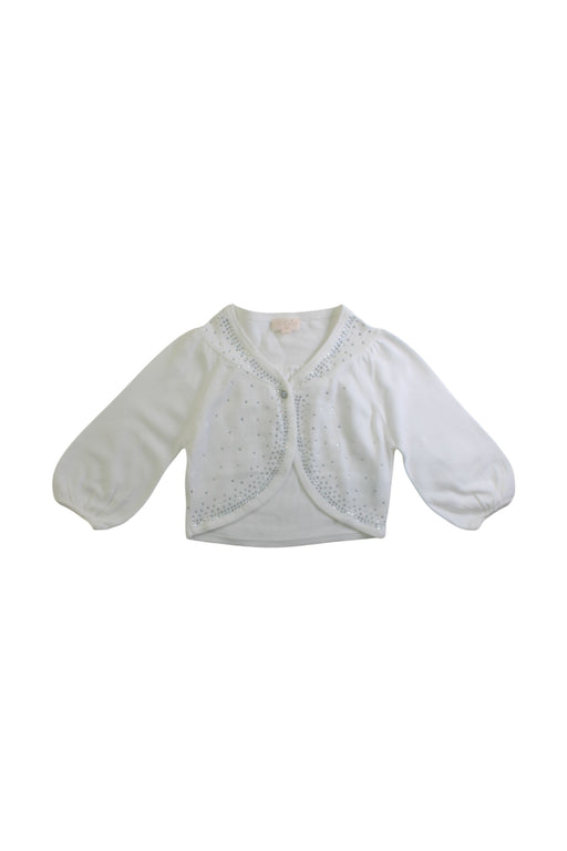 A White Cardigans from Tutu Du Monde in size 18-24M for girl. (Front View)