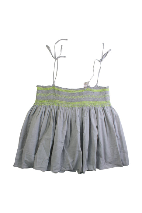 A Grey Sleeveless Tops from Bonpoint in size 10Y for girl. (Front View)