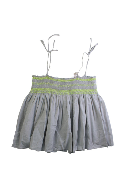 A Grey Sleeveless Tops from Bonpoint in size 10Y for girl. (Front View)