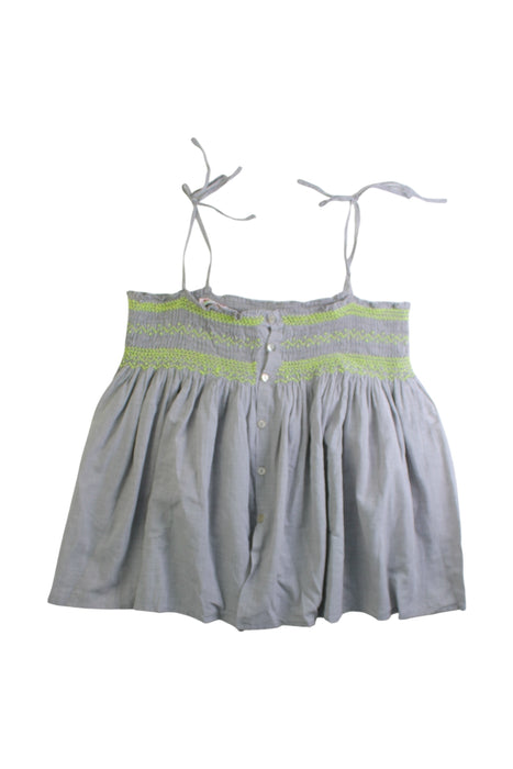 A Grey Sleeveless Tops from Bonpoint in size 10Y for girl. (Back View)