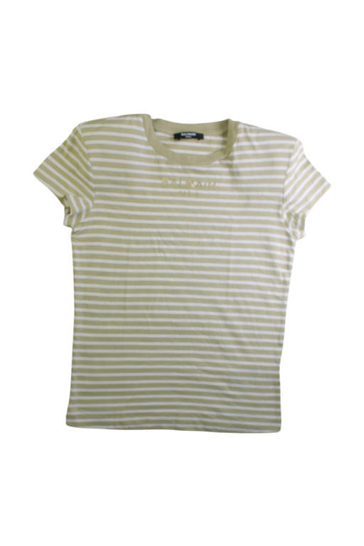 A Green Short Sleeve T Shirts from Balmain in size 10Y for girl. (Front View)