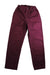 A Burgundy Casual Pants from Janie & Jack in size 8Y for girl. (Front View)