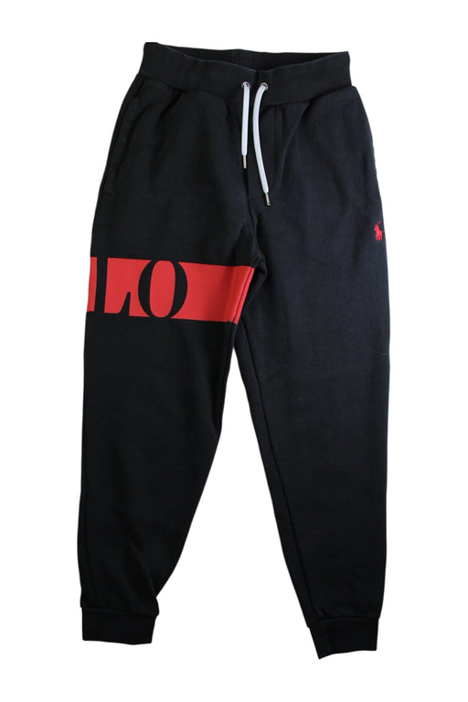 A Black Sweatpants from Polo Ralph Lauren in size 8Y for girl. (Front View)