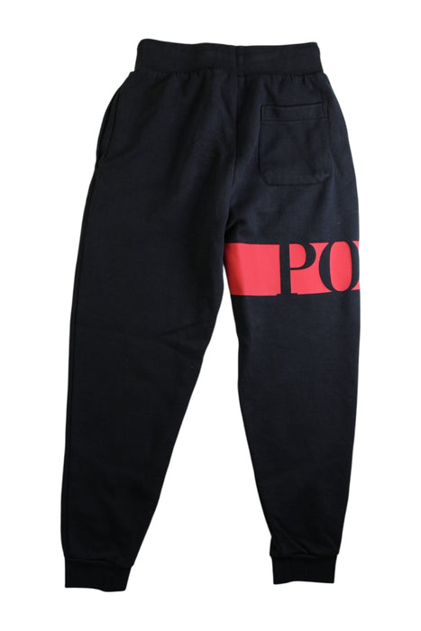 A Black Sweatpants from Polo Ralph Lauren in size 8Y for girl. (Back View)