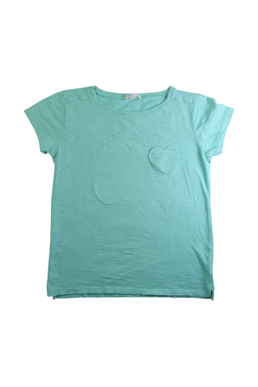 A Teal Short Sleeve T Shirts from Crewcuts in size 12Y for girl. (Front View)