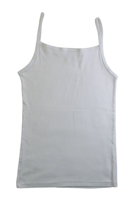 A White Sleeveless Tops from Petit Bateau in size 12Y for girl. (Back View)