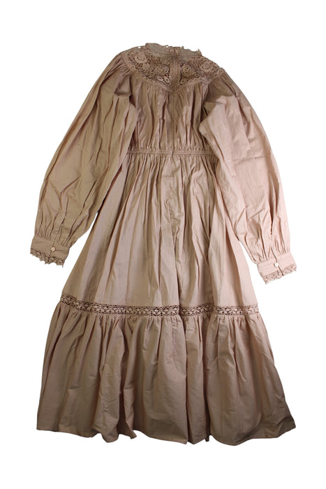 A Pink Long Sleeve Dresses from petite Amalie in size 12Y for girl. (Back View)
