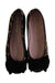 A Black Flats from Pretty Ballerinas in size 10Y for girl. (Back View)