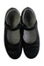 A Black Flats from Rossano in size 10Y for girl. (Back View)