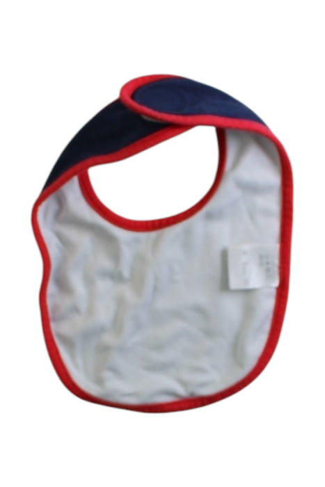 A Navy Bibs from Miki House in size 6-12M for boy. (Back View)