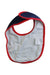 A Navy Bibs from Miki House in size 6-12M for boy. (Back View)
