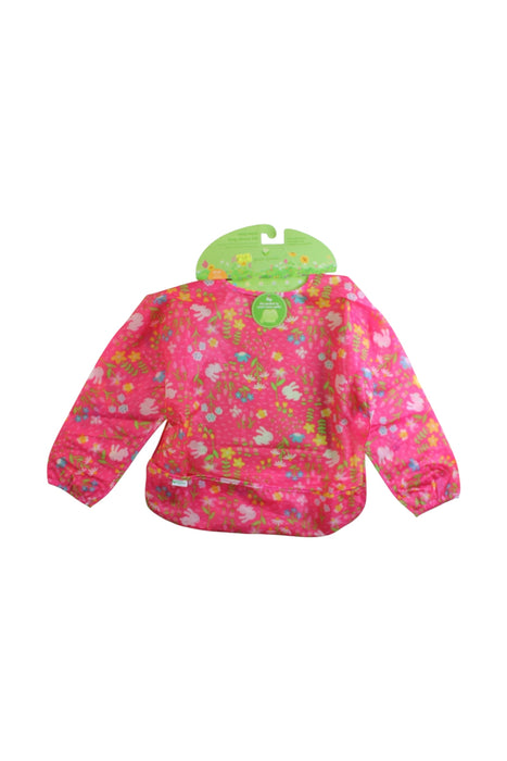 A Pink Bibs from Green Sprouts in size 2T for girl. (Front View)