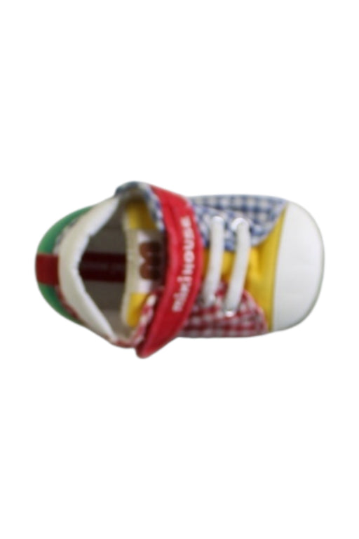 A Multicolour Sneakers from Miki House in size 18-24M for boy. (Front View)