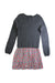 A Grey Sweater Dresses from CdeC in size 10Y for girl. (Back View)