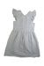 A Grey Sleeveless Dresses from Petit Indi in size 10Y for girl. (Back View)