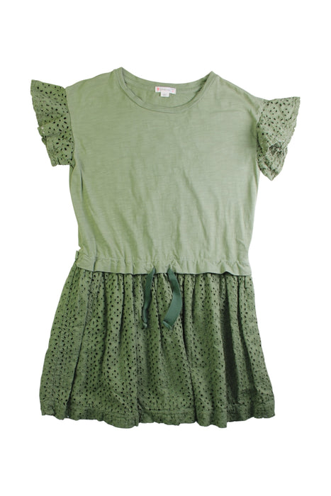A Green Short Sleeve Dresses from Crewcuts in size 8Y for girl. (Front View)