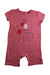 A Red Short Sleeve Rompers from Mothercare in size 18-24M for girl. (Front View)