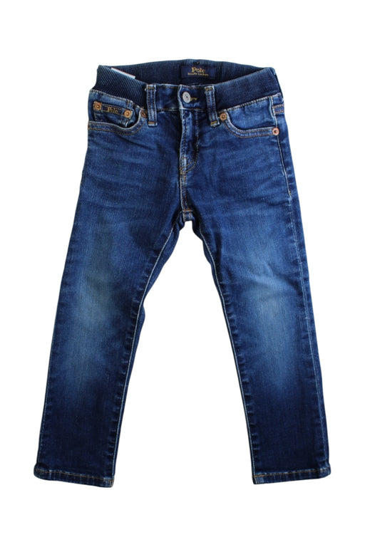 A Blue Jeans from Polo Ralph Lauren in size 3T for boy. (Front View)