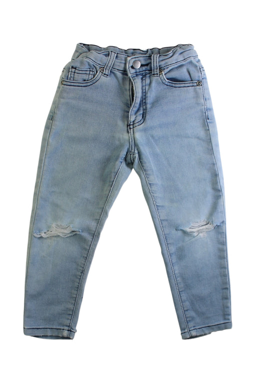 A Blue Jeans from Seed in size 3T for boy. (Front View)
