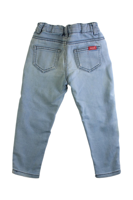 A Blue Jeans from Seed in size 3T for boy. (Back View)