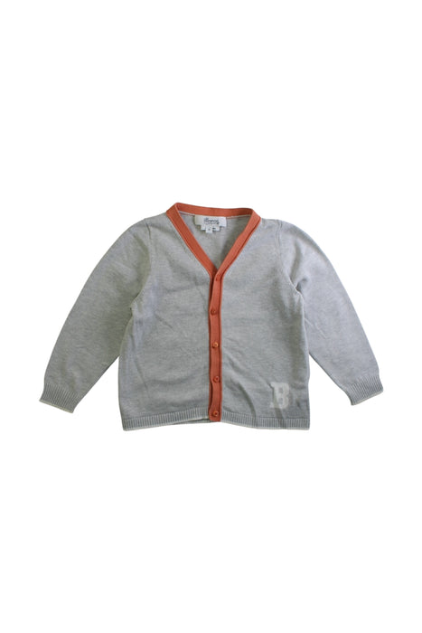 A Grey Cardigans from Bonpoint in size 3T for boy. (Front View)