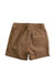 A Brown Shorts from Seed in size 2T for boy. (Back View)