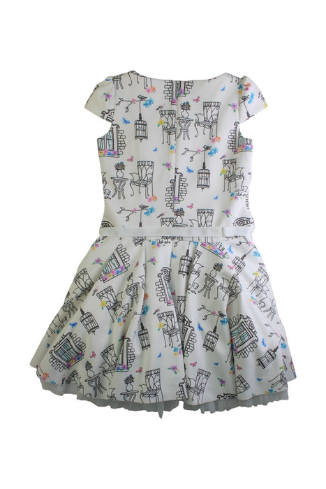 A Multicolour Sleeveless Dresses from Nicholas & Bears in size 8Y for girl. (Back View)
