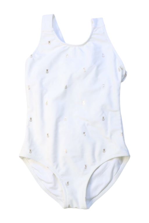 A White Swimsuits from Chloe in size 2T for girl. (Front View)