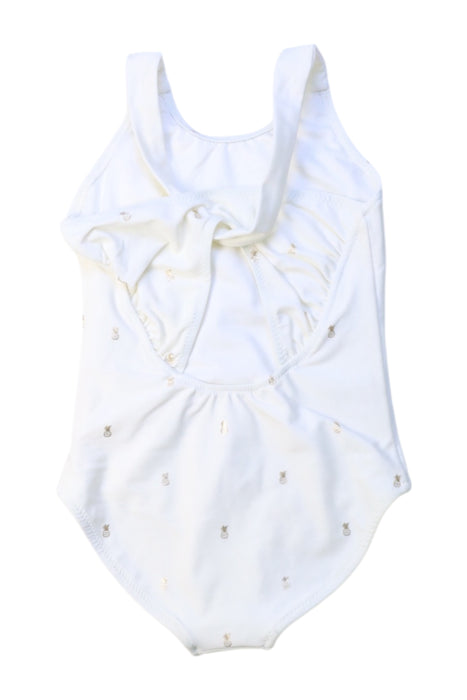 A White Swimsuits from Chloe in size 2T for girl. (Back View)