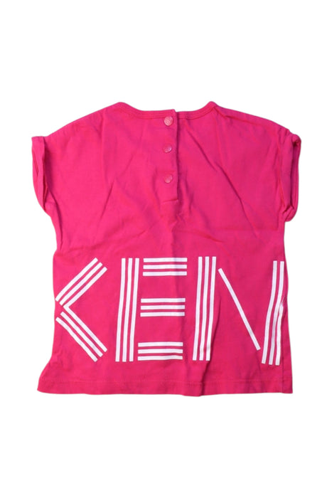 A Pink Short Sleeve T Shirts from Kenzo in size 12-18M for girl. (Back View)