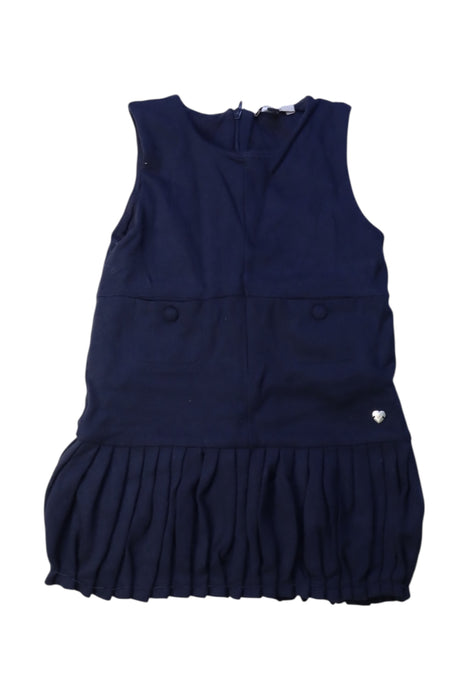 A Navy Sleeveless Dresses from Armani in size 2T for girl. (Front View)
