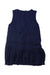 A Navy Sleeveless Dresses from Armani in size 2T for girl. (Back View)