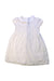 A White Short Sleeve Dresses from Mayoral in size 3T for girl. (Front View)
