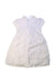 A White Short Sleeve Dresses from Mayoral in size 3T for girl. (Back View)