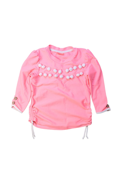 A Pink Rash Guards from Sunuva in size 12-18M for girl. (Front View)