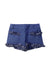 A Blue Shorts from Nicholas & Bears in size 12-18M for girl. (Front View)