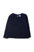 A Navy Long Sleeve Tops from Burberry in size 3T for girl. (Front View)